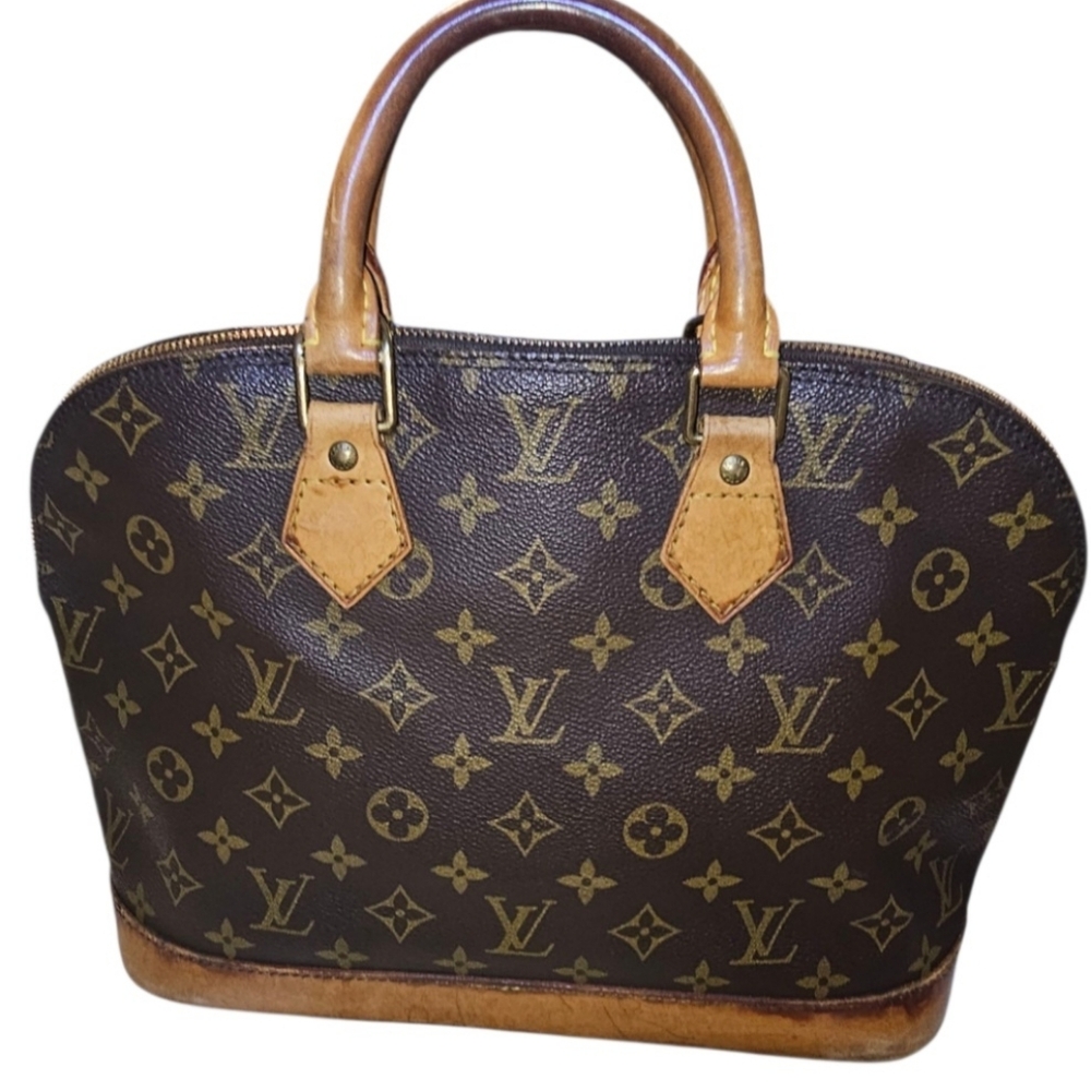 Louis Vuitton Alma PM Monogram Satchel with Louis Vuitton Dust Bag